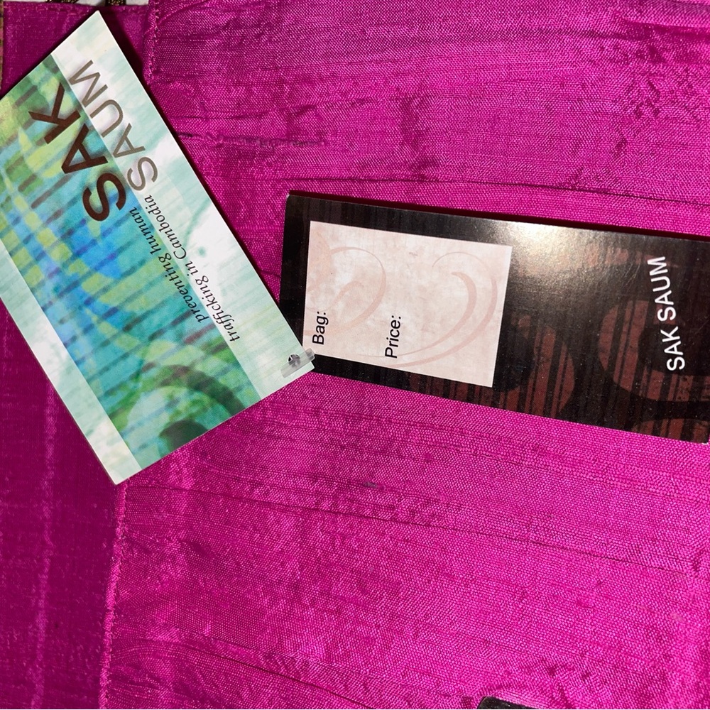 Handbag Purse Crossbody Clutch w/ 5 Section Sak Saum Abi Ferrin Freedom Project - Picture 14 of 14